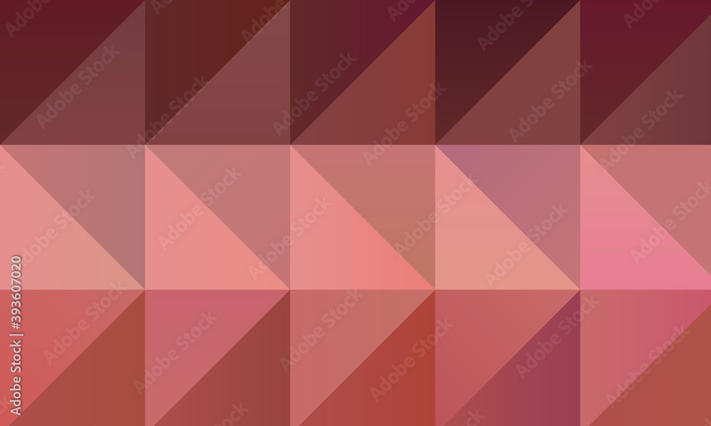 Obraz premium Lovely Red and pink polygonal background, digitally created