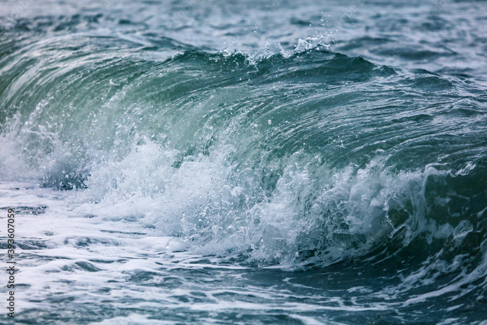 Wave in the sea with splashing water. Wave in the sea with splashing water.