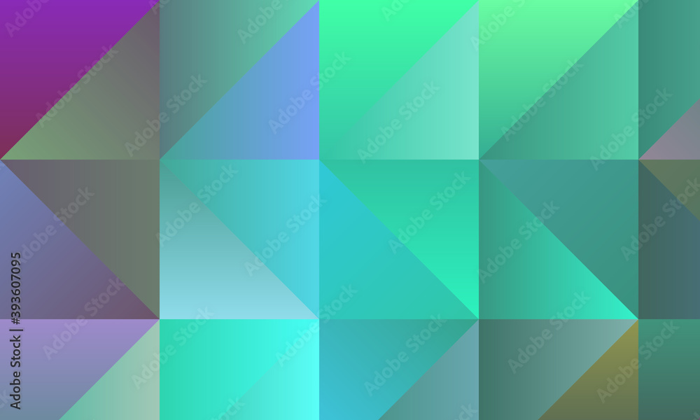 Obraz premium Original Red and light blue polygonal background, digitally created