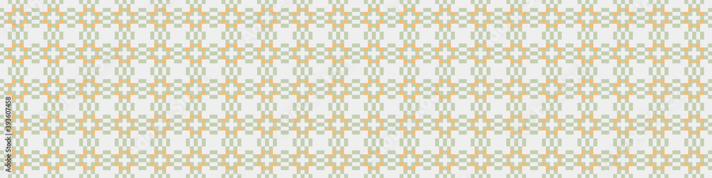 Fototapeta premium Abstract Cross Pattern Dots Logo generative computational art illustration