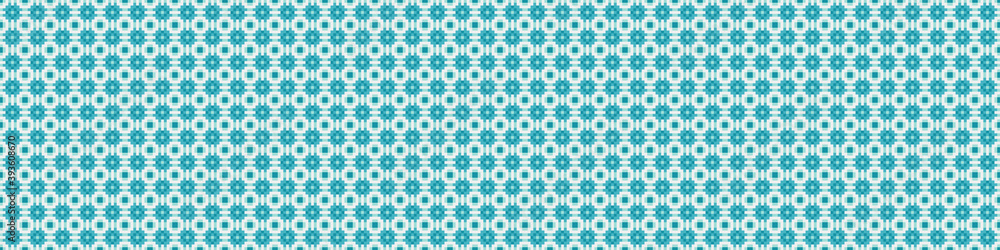 Fototapeta premium Abstract Cross Pattern Dots Logo generative computational art illustration