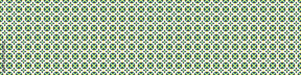 Fototapeta premium Abstract Cross Pattern Dots Logo generative computational art illustration