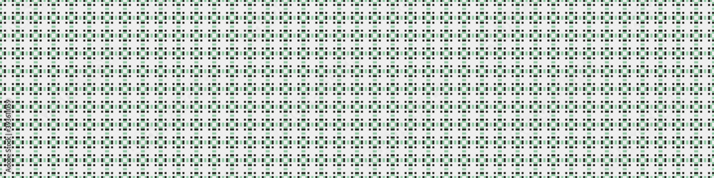 Fototapeta premium Abstract Cross Pattern Dots Logo generative computational art illustration