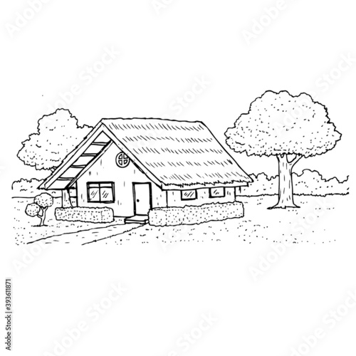 drawing of house
