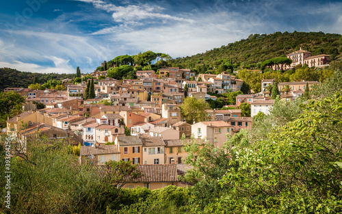 Le village de Bormes les Mimosas, Var, France