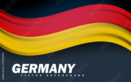 Flag of Germany Background for Independence Day and other events, Vector illustration Design