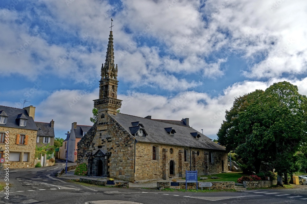 Eglise Saint-Éloi, Roscanvel, Presqu'île de Crozon, Finistère, Bretagne, France
