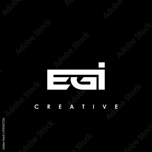 EGI Letter Initial Logo Design Template Vector Illustration	
