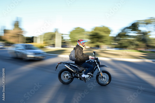 Andar en moto