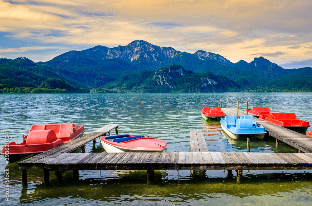 new pedal boats at a lake new pedal boats at a lake