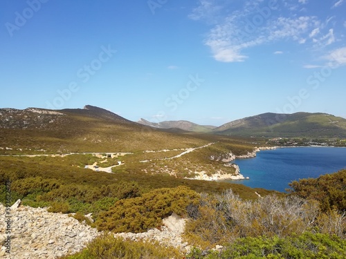 Sea ​​and mountain Landscape 