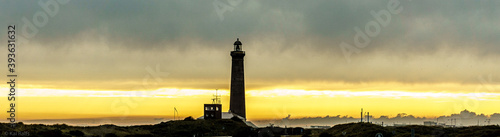 Leuchtturm bei Skagen im Sonnenuntergang