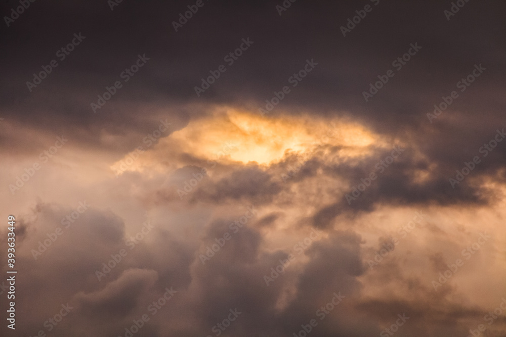 Fototapeta premium Dramatic sky with stormy clouds