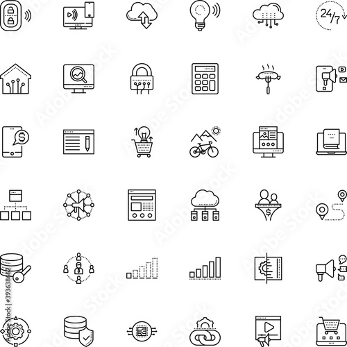 internet vector icon set such as: rechargeable, trip, reading, prototype, direction, transfer, speak, restaurant, work, evermore, temple, accounting, pointer, tree, block chain, art, remote