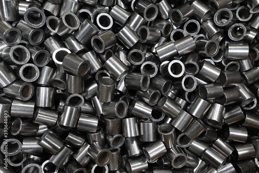 Metal rollers - elements of the industrial driving roller chain Metal rollers - elements of the industrial driving roller chain