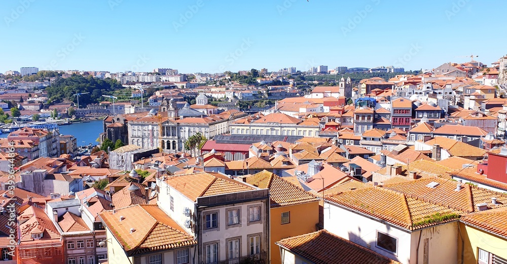 Cityscape of Porto capital city of Portugal