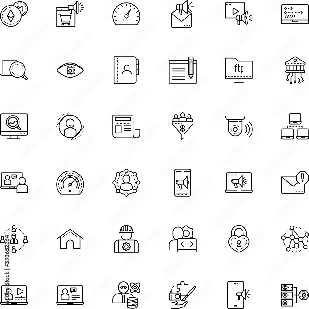 internet vector icon set such as: funnel, presentation, building, valentine, partner, bullhorn, builder, residential, programmer, screencast, gardening, television, conference, blog, estate, labor internet vector icon set such as: funnel, presentation, building, valentine, partner, bullhorn, builder, residential, programmer, screencast, gardening, television, conference, blog, estate, labor