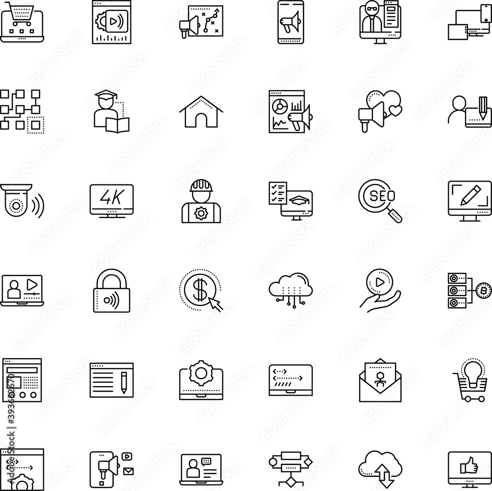 internet vector icon set such as: trade, keyless, sms, email, process, buying, www, hand gesture, quality, pay per click, choice, paper, image, investment, blue, algorithm, key, cartoon, card, big