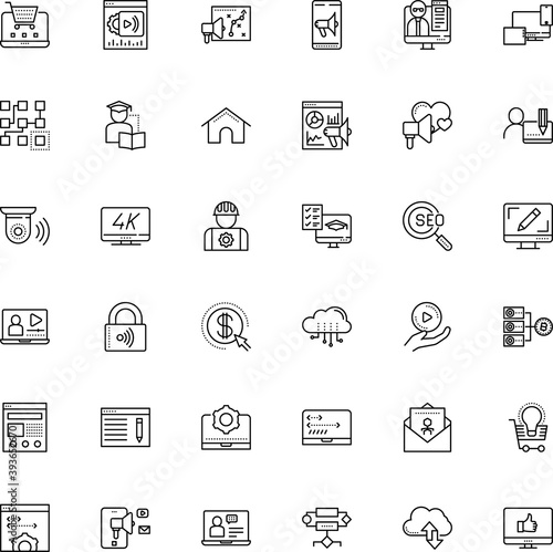 internet vector icon set such as: trade, keyless, sms, email, process, buying, www, hand gesture, quality, pay per click, choice, paper, image, investment, blue, algorithm, key, cartoon, card, big