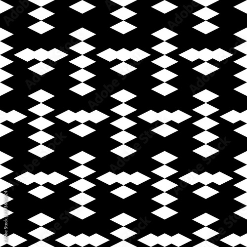 Geometric backdrop.Rhombuses, figures ornament. Ethnic motif. Digital paper, textile print, web design, abstract.Seamless pattern. Simple shapes background. Folk wallpaper.