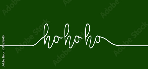 Saying ho ho ho, Merry Christmas text. Hohoho pattern, Santa Claus, Christmas, xmas design. New Year concept. HoHoHo. Santa suit with belt and buckle. Belly