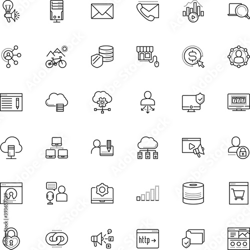 internet vector icon set such as: ai, tree, tour, asean, group, bar, low, api, creativity, secret, innovative, home, bitrate, behavioral, hyperlink, freelancer, wireframe, campaign, open source