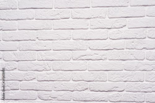 White brick wall  brick wall structure surface for text  background  copy space  
