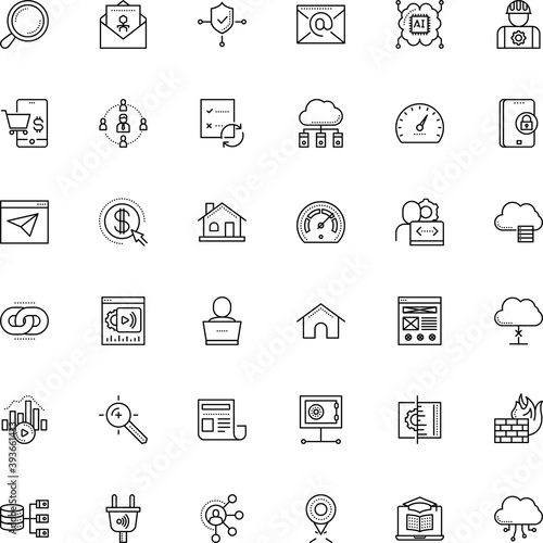 internet vector icon set such as: exploration, infrastructure, trojan, close, attack, linked, panel, indicator, card, travel, tablet, partnership, navigation, wrong, tool, full, structure