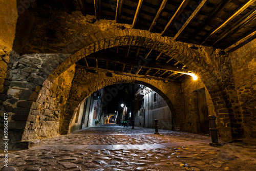 Casco antiguo del pueblo de Angles, en la provincia de Girona.