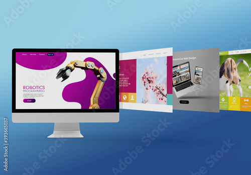 Computer Screens Mockup