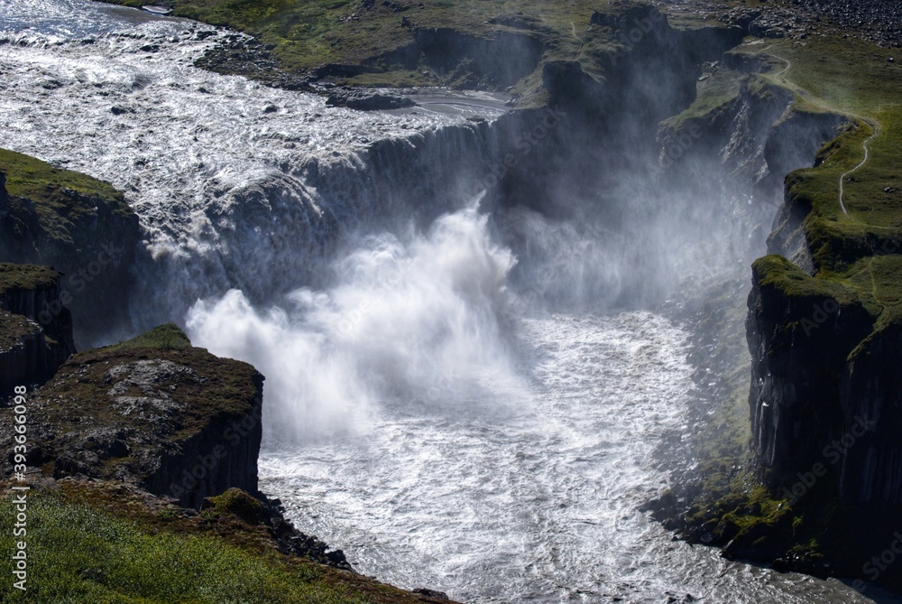 Hafragilfoss waterfalls, Iceland - Europe