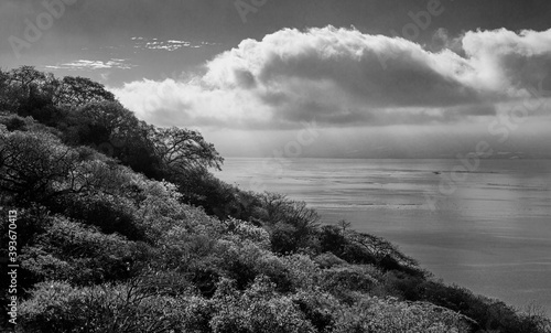 View of Lake Chapala from the San Juan Cosala Range. photo