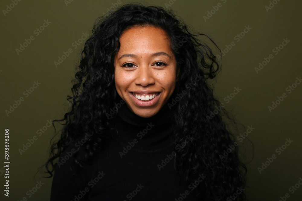 Portrait of a beautiful young woman Portrait of a beautiful young woman