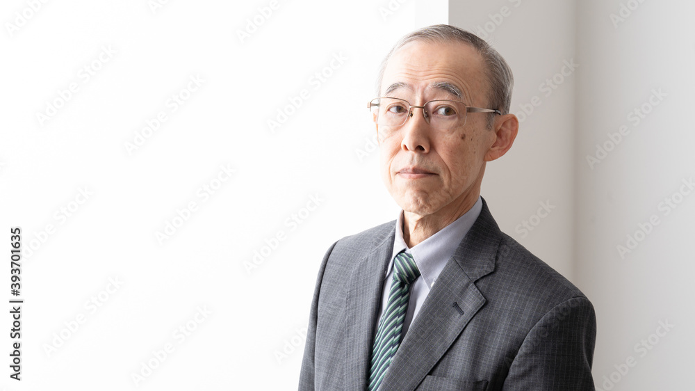 シニアビジネスマン ポートレート シニアビジネスマン ポートレート