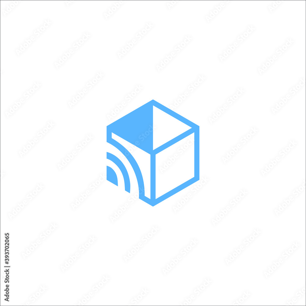 logo box icon templet vector