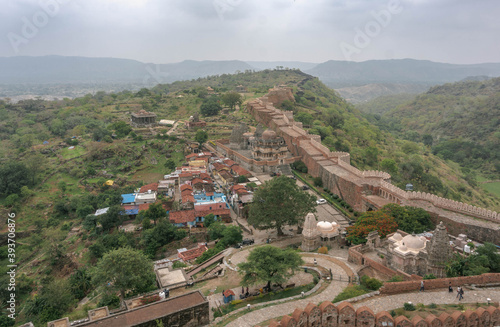 The Great Wall of India is called the fortress walls of Kumbalgarh Fort, India