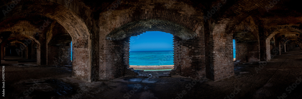 Blue Waters and Brick Arches Panorama