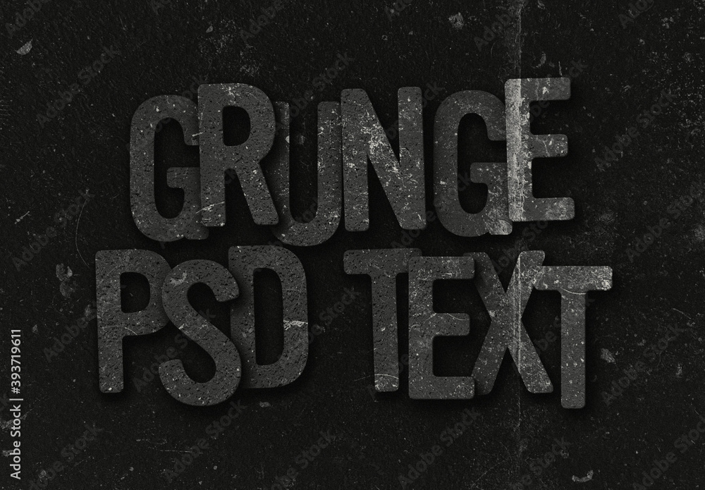 Angelic Grunge Text Effect : Easily Make an Editable Grunge Text Effect ...