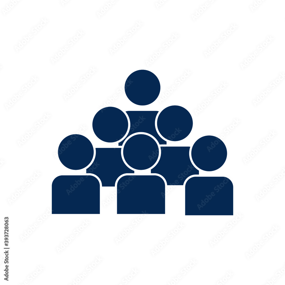 Icon vector graphic of people, good for template Icon vector graphic of people, good for template