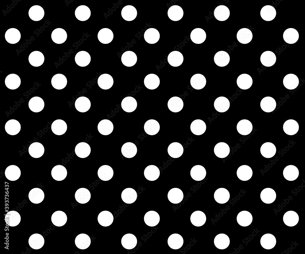 black and white polka dot pattern background vector black and white polka dot pattern background vector