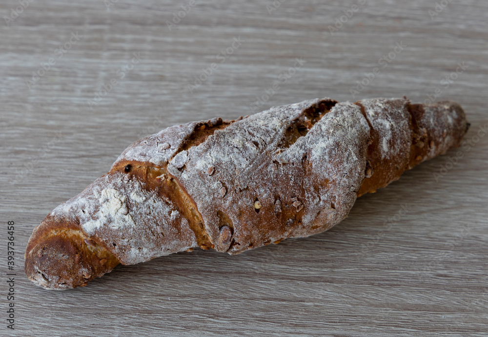 Long shaped Austrian bread rolls called Kornspitz 