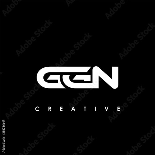GGN Letter Initial Logo Design Template Vector Illustration 