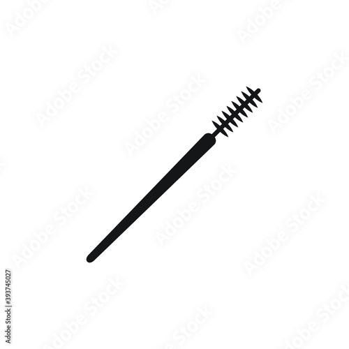 Mascara brush icon design isolated on white background