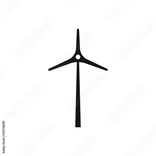 Wind energy icon design isolated on white background