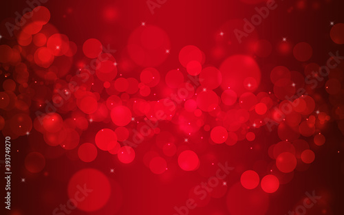 Wallpaper Mural Red bokeh blur background. Christmas and New year light abstract concept. Torontodigital.ca
