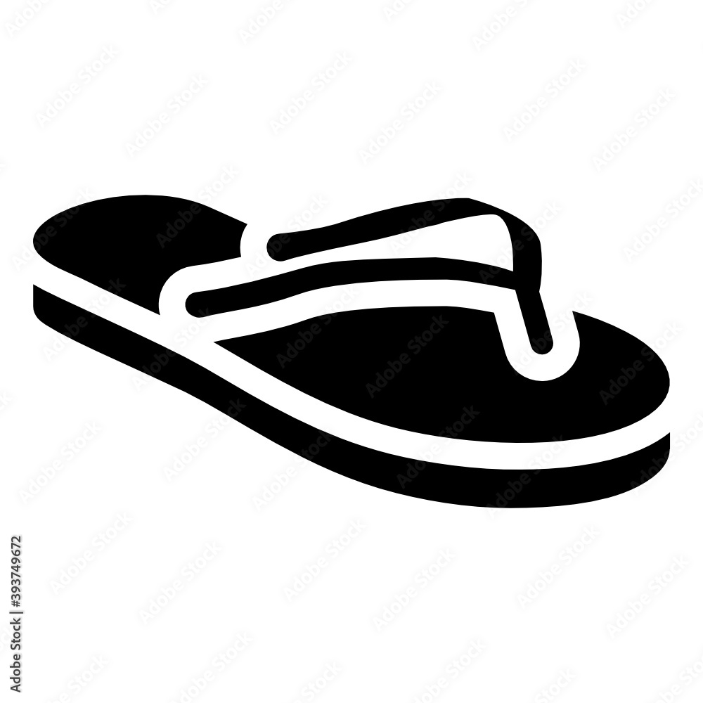 Flip flop vector flat design, beach side footwear
Flip flop vector flat design, beach side footwear
