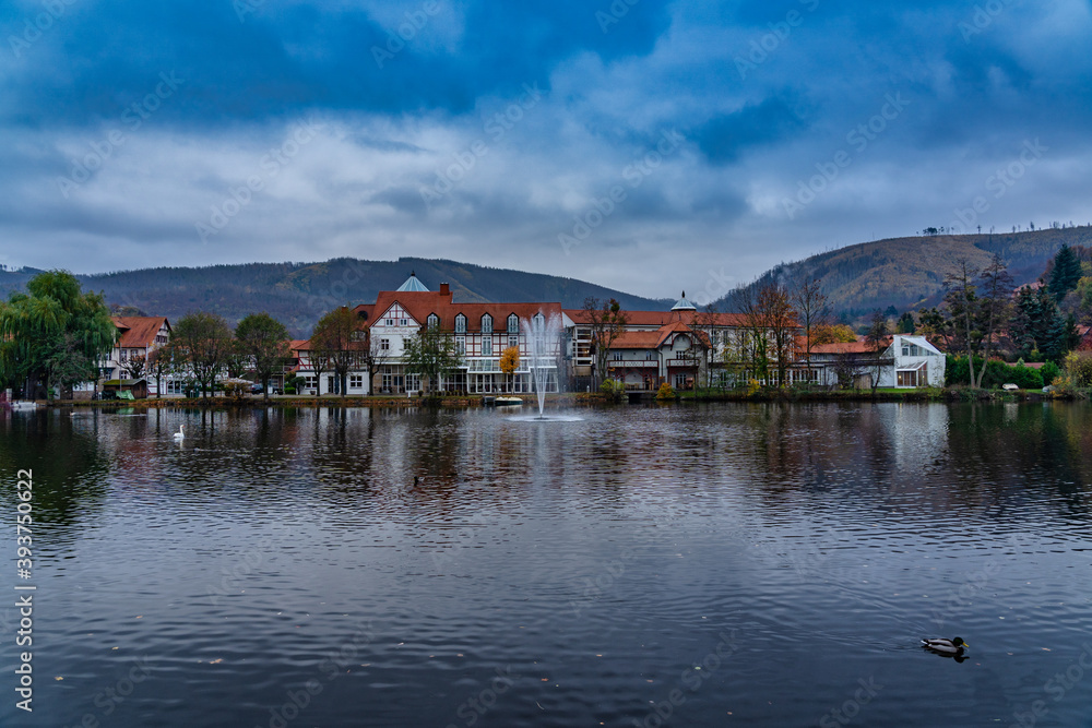 Naklejka premium Forellenteich Ilsenburg