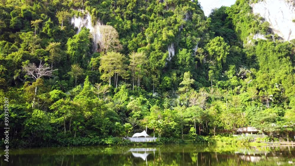 Scenic mountains and lake view in Tambun, Perak Scenic mountains and lake view in Tambun, Perak