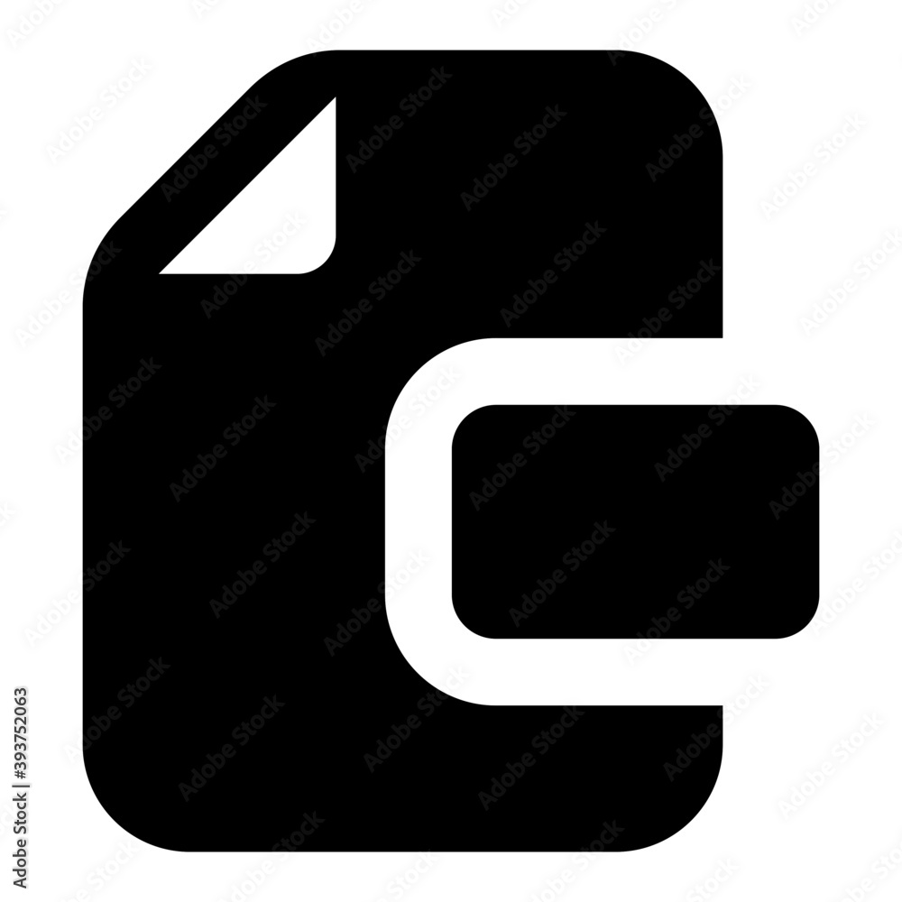 Modern filled icon of coding file
Modern filled icon of coding file
