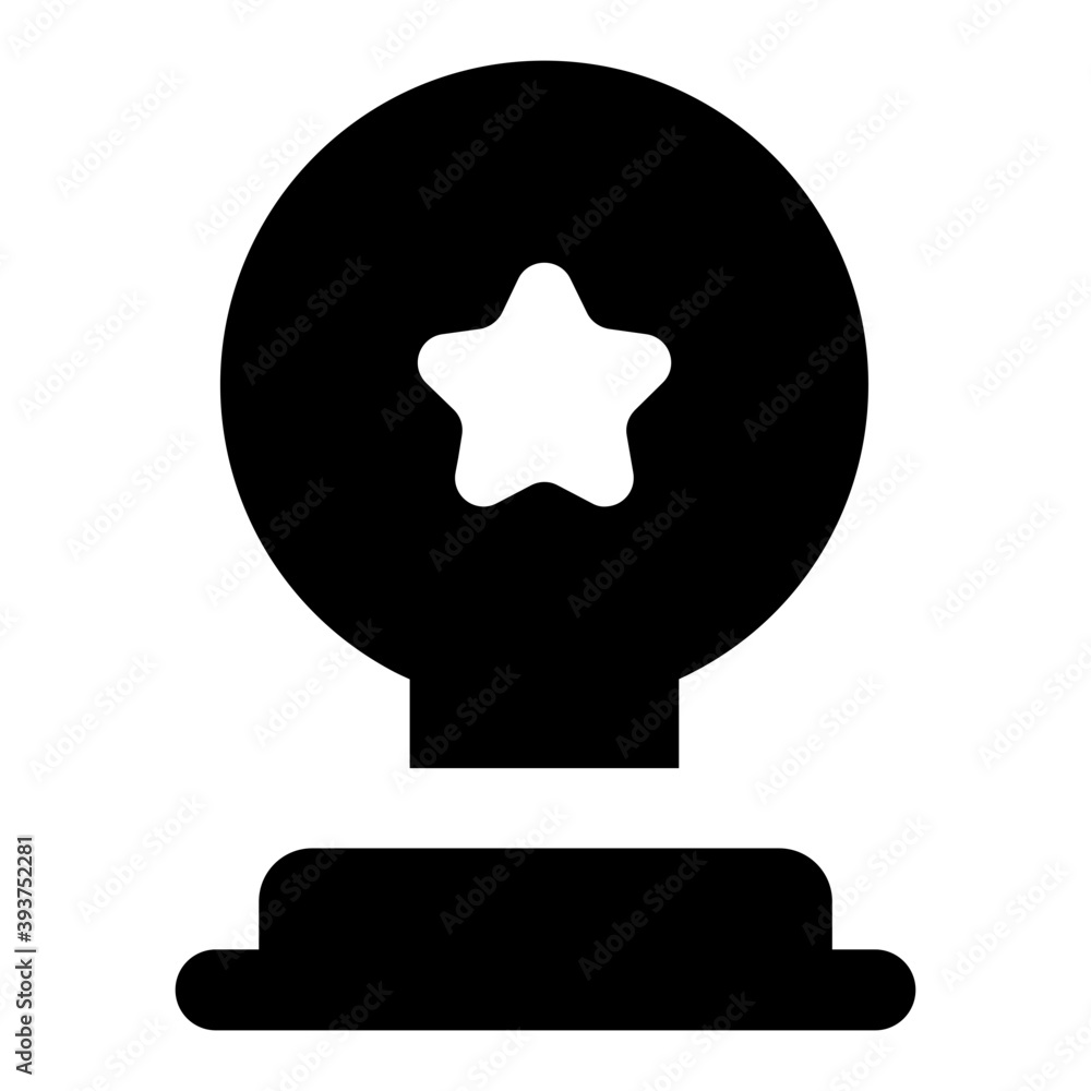 Vector of achievement trophy in modern filled style, prize
Vector of achievement trophy in modern filled style, prize